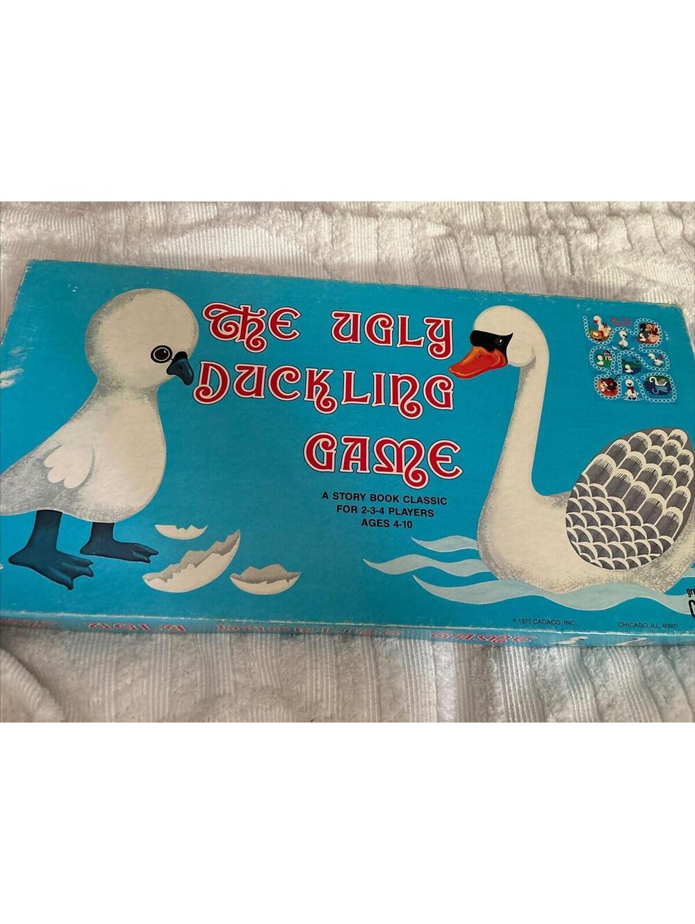 Vintage The Ugly Duckling Board Game 1977 Cadaco no. 585
